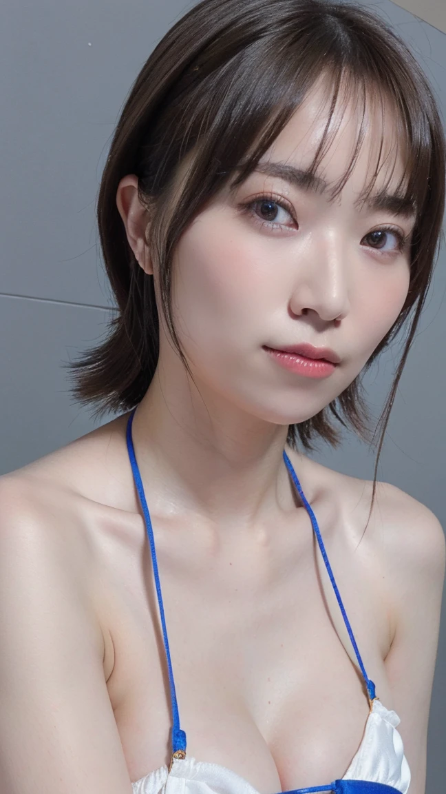 Your breasts are too big, sleep on your back,sleep,On your back, sit on the face,masterpiece, Accurate, detailed, Highest quality, chest to chest,High-resolution models, Textured skin, Beautiful white skin with a pinkish tint,hair, Crystal-like hair, In underwear,whole body,Subjective,blush,Red face, Look at this,straight hair,Breast Augmentation Surgery,Subjective, Tight clothing,Arms crossed,Look at this, A face that feels,long enamel boots,In underwear,sleep, On your back, camel toe,look here, large mons pubis,Having your crotch sniffed up close
