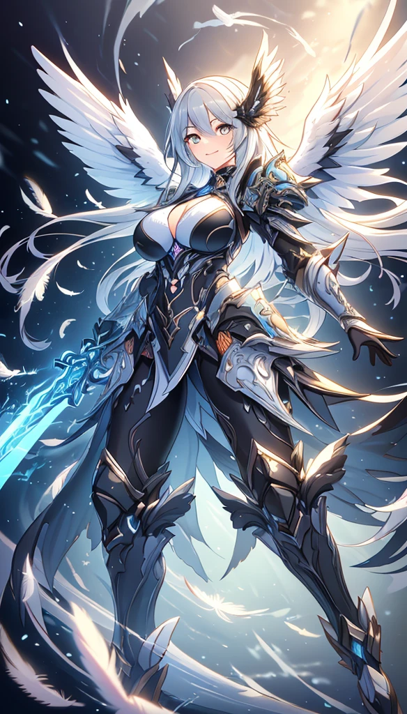 Hot Sexy Reshiram wear Platinum Bikini Armor with Brilliant Diamond Aura, Full Body
