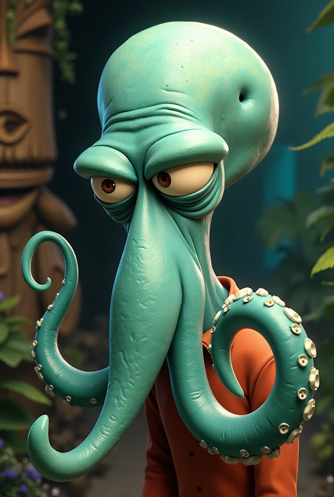 Hector Garibai, Bolivian Olympic athlete, but with Gary the snail from SpongeBob