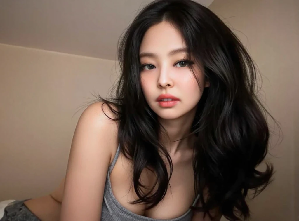 Jenni Blackpink HD with cute lips and huge breasts