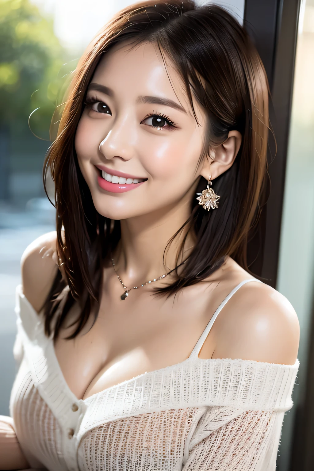 (8K, RAW photo, highest quality, table top:1.2), (realistic, フォトreal:1.37),1 girl, professional lighting, photon mapping, radio city, RAW photo、(フォトreal:1.4)、Octane number renderin、Ultra-detailed complex 3D renderings, soft light in the studio, rim light, vivid details, super detail, realな肌のテクスチャ, details face, beautiful detailed eyes, Highly detailed CG Unity 16k wallpaper, compensate, (detailed background:1.2),big breasts、highest quality, Super high resolution, table top, 1 girl, 20-year-old, black hair,(China dress), cute face, good,temple background、Nogizaka Idol、korean idol、japanese idol、, Reality, realistic photo, very detailed beautiful woman,(((super big breasts)))、There is cleavage all over the body , (sweaty) , round eyes, Reality female hands、viewer, blush, shy smile, ((tall beautiful woman))、 Full body shot ,Plump、Front shot、(Look firmly at the camera:1.4)、A beautiful woman full of charm、Ideal ratio body proportions、perfect anatomy、shiny hair、lip gloss),1 girl, solo, light brown shiny hair, Scarf,real, look at the audience、tilt your head a little、 唇はlip gloss,Big eyes、eyelashes、face is a little red、I&#39;m embarrassed)、((Give students very strong highlights、look at the viewer、very beautiful beauty、stick out ears、long neck、smile a little、beautiful teeth、open your mouth and smile、heart-shaped pupil))、28 years old、very cute super model、