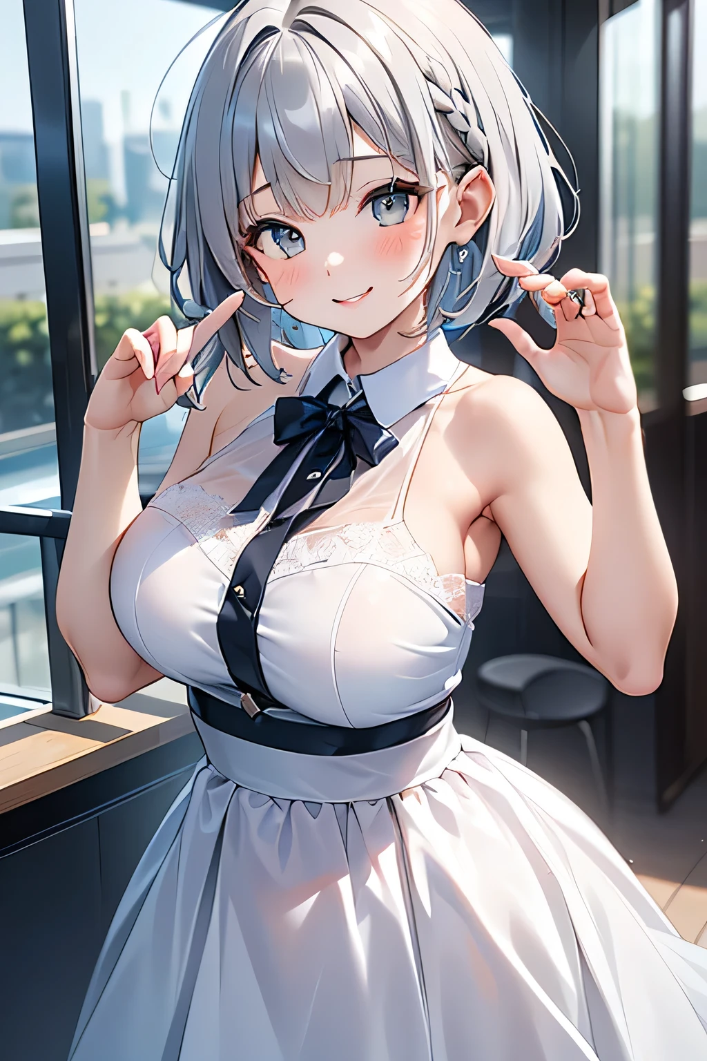 Lapisfe, One girl, alone, View your viewers, blush, bangs, gloves, Upper Body, Braiding, hair band, Ice skating rink in a large gymnasium:1.35、Figure skating、笑顔でFigure skatingの演技を披露する幼い女の子、Figure skatingのSparkling衣装を着た幼い女の子、((Sparkling, See-through dress))、（Petite girl in Japan,）、whole body、View your audience:1.35、Smiling 9 year old girl、Twin tails fluttering in the wind、A sheer fluttery skirt、Wind-blown ponytail、short hair、Hair Scrunchie、Sparkling hair ribbon、((Maximum skin exposure)),（naked）、front、erotic:1.35、C cup breasts、Beautiful cleavage,（Fully exposed cleavage）、Groin washing、Spread your legs、（Wind power increase）、（Super High Leg）,(Browsing Caution)