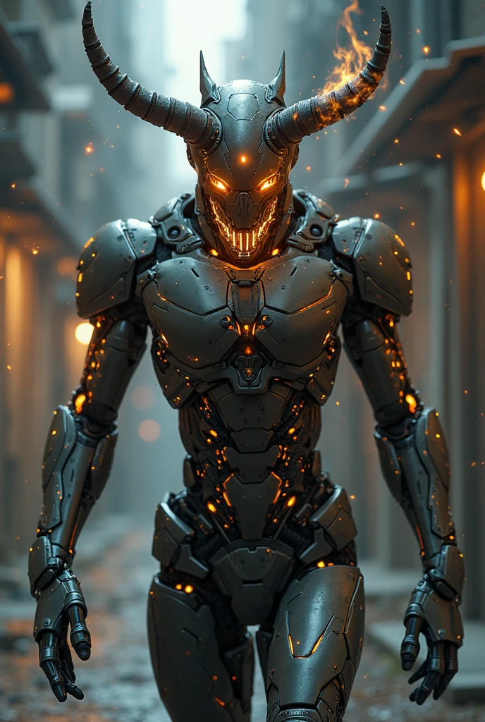 Cyber demon robot