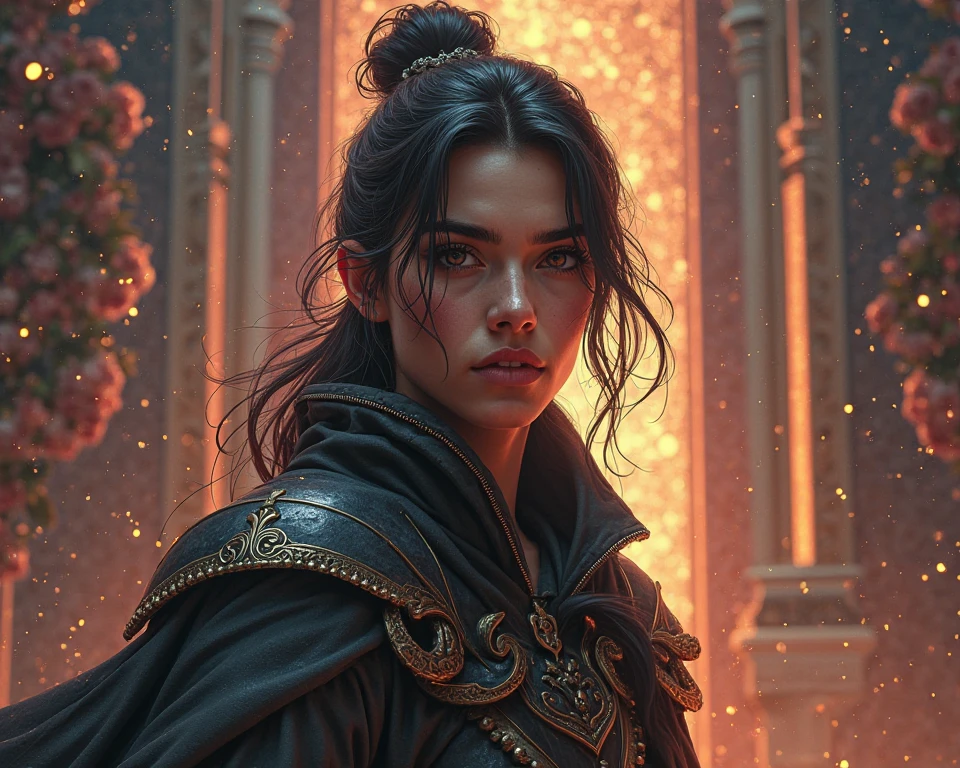 (best quality: 1.1), (masterpiece: 1.1), detailed, perfect anatomy, 1 girl, medium shot, (wide hips: 1.2), wizard, masterpiece, best quality, mature witch, witch hat, grumpy lighting, brightness, bright, mysterious, mystical, magical, rim lighting, vibrant, psychedelic, colorful, intricate, elegant, sharp focus, highly detailed, digital painting, concept art, matte, masterpiece, hyper detailed ultra sharp, vibrant aesthetics, blood wave, colorful, psychedelic, ornate, intricate, digital painting, concept art, smooth, sharp focus, illustration, beautiful female, indian , face no change, realistic image