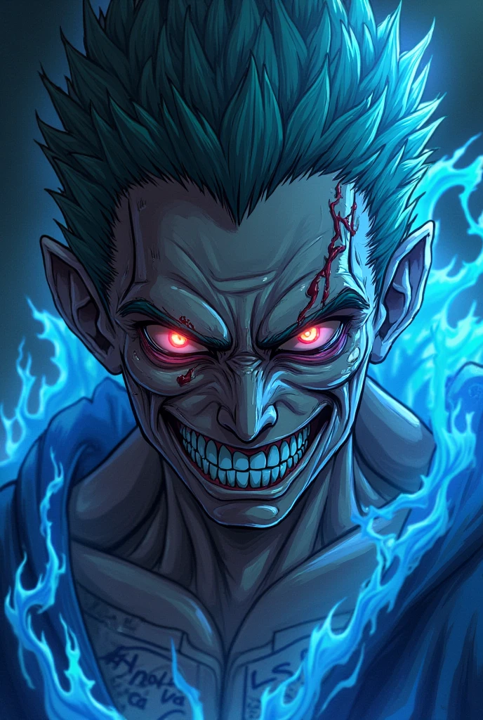 ((ultra detailed, glossy, smooth, comic style)), a looming dark lord, 1man, (portrait:1.2), evil mage with glowing eyes, frowning detailed face, intricately embroidered robes, terrifying, dark, evil castle on a stormy night, lightening, rain, casting a spell, (glowing blood colored magic, corrupted spiraling geometry, cool vibrant crystalline fractures:1.5),