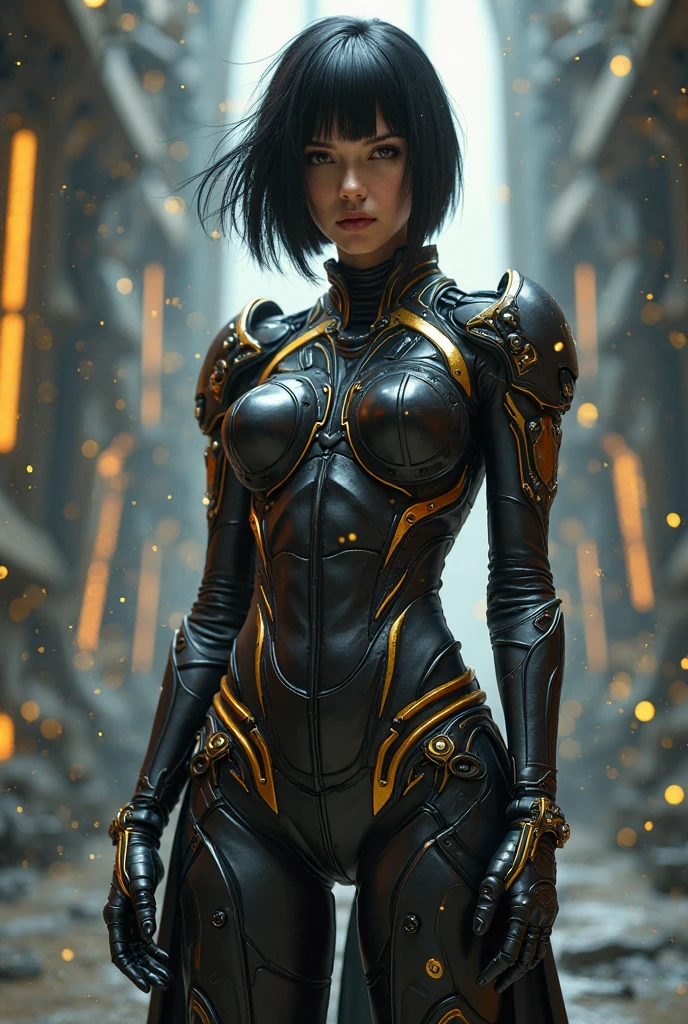 a profesional picture of 1 girl, AS-YoungV2 , small breasts,astetic beauty, <lora:Aruni:0.69> Aruni, short hair, aruni, cyborg, mechanical arms, prosthesis, hair ornament, hair flower, flower, single mechanical arm, realistic on afternoon, posing with a Silverwing Cuttoe: A short sword with a tapered and feather-like blade that glistens like a silver wing. The hilt is designed to resemble a bird's talons, giving it an elegant and ethereal look. in hand, , aheago realistic ,perfect quality,best quality,ultrasharp,ultradetailed,perfect quality,masterpiece,intricated details, close up <lora:add_detail:0.4> hotify, <hypernet:sxzBloom_sxzBloom:0.4> , extremally detailed, SkinPerfection_NegV15 <lora:halloweenTech:0.6> halloweentech , scifi, supernatural green, spooky