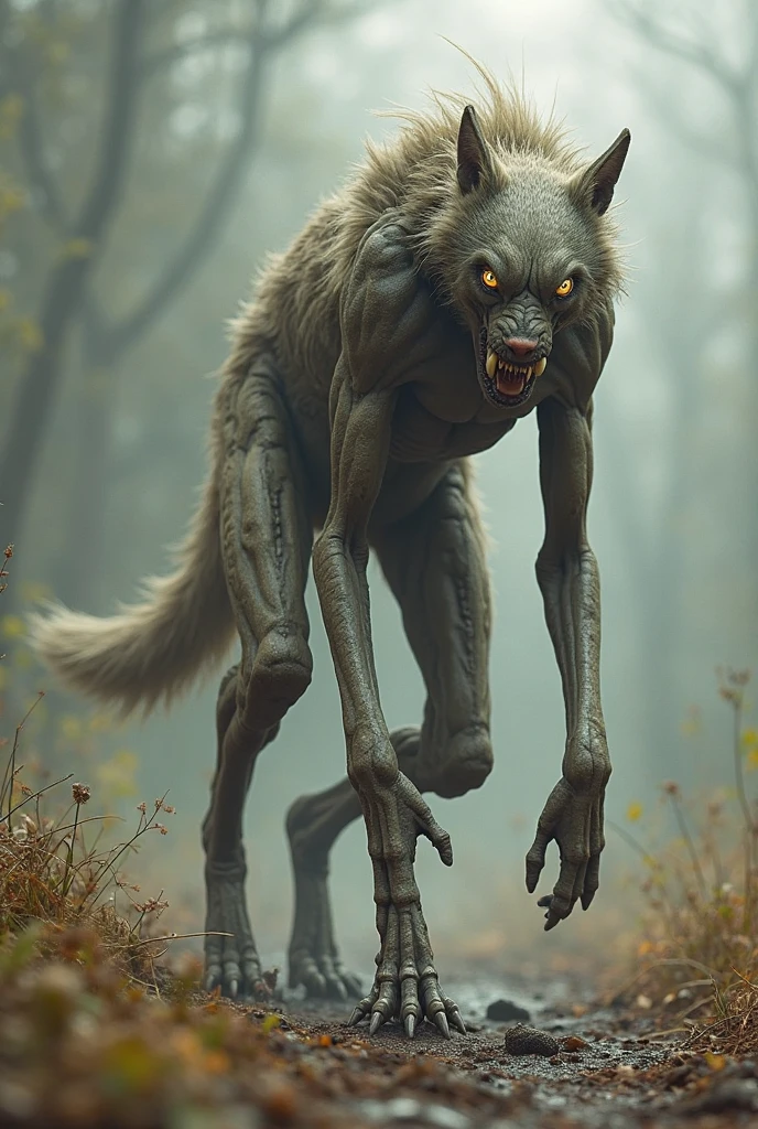 Skinny and hairy werewolf, from northeastern Brazil