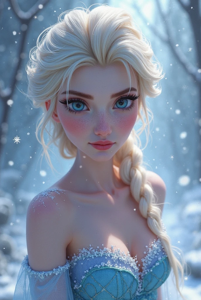 Elsa from frozen naked
