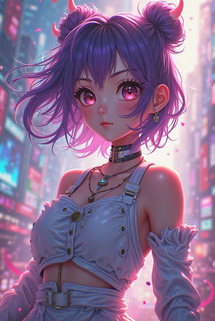 **Design Prompt: Girl Hermosa
**Title: Chica Anime VTuber thick
**General description:**
Design a VTuber anime girl profile icon with a Punk style The image should be visually striking and aesthetically beautiful, Suitable for both 2D and 3D design. The girl must have characteristics that make her stand out and fit in Dimensions: Suitable for a profile icon, 800x800 ideally in square pixel format).
quality: High resolution 2D\3D VTuber