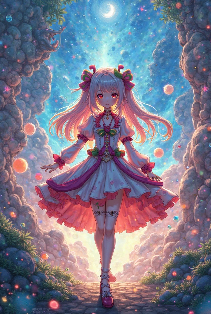 (CG Unit 8K Highly Detailed Wallpapers) (top-quality) (better lighting) (extremely delicate and beautiful) (floating) (Beautiful) (spring atmosphere) (1girl in) (long pink hair), (Headband hair), (Dense and beautiful blue eyes), ((Very short white dress, Pink Lace Bottom), (income), ((Light Transparent Silk))), (Cherry blossom petals), (butterflys), (degrees of freedom), (Volumetric Lights) Cinematic lighting, chromatic abberation, Sony FE GM, Textured Leather, high détails, Haute, 8K