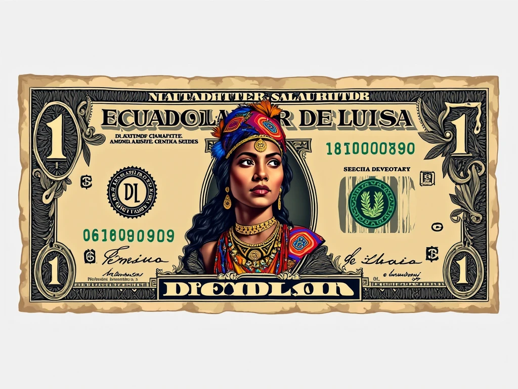 Create a FiveM gang logo with the name Aldeia on a black background and a white circle full of money behind an indigenous person holding a trophy