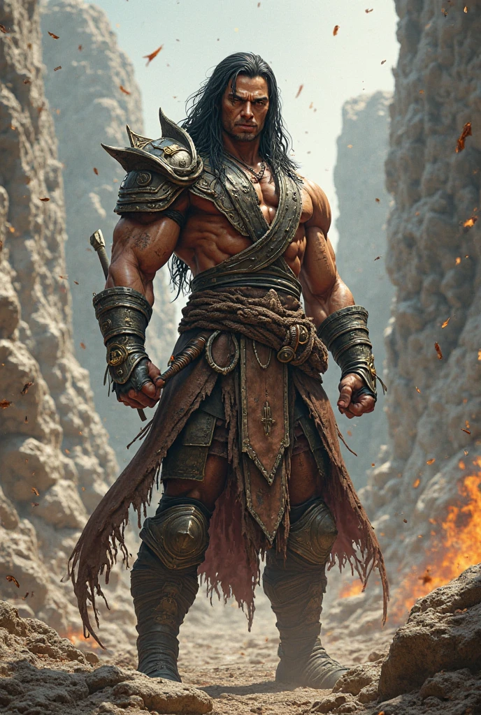 (cinematic digital art: 1.3), alta qualidade, deuses contra humanos, ragnarok
