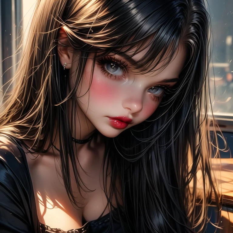 Mulher segurando uma escova de cabelo, muito cabelo na escova, mulher com semblante triste, Hopeless woman, mulher com rosto triste, Woman with messy hair, mulher com cabelo espantado, mulher com cabelo feio