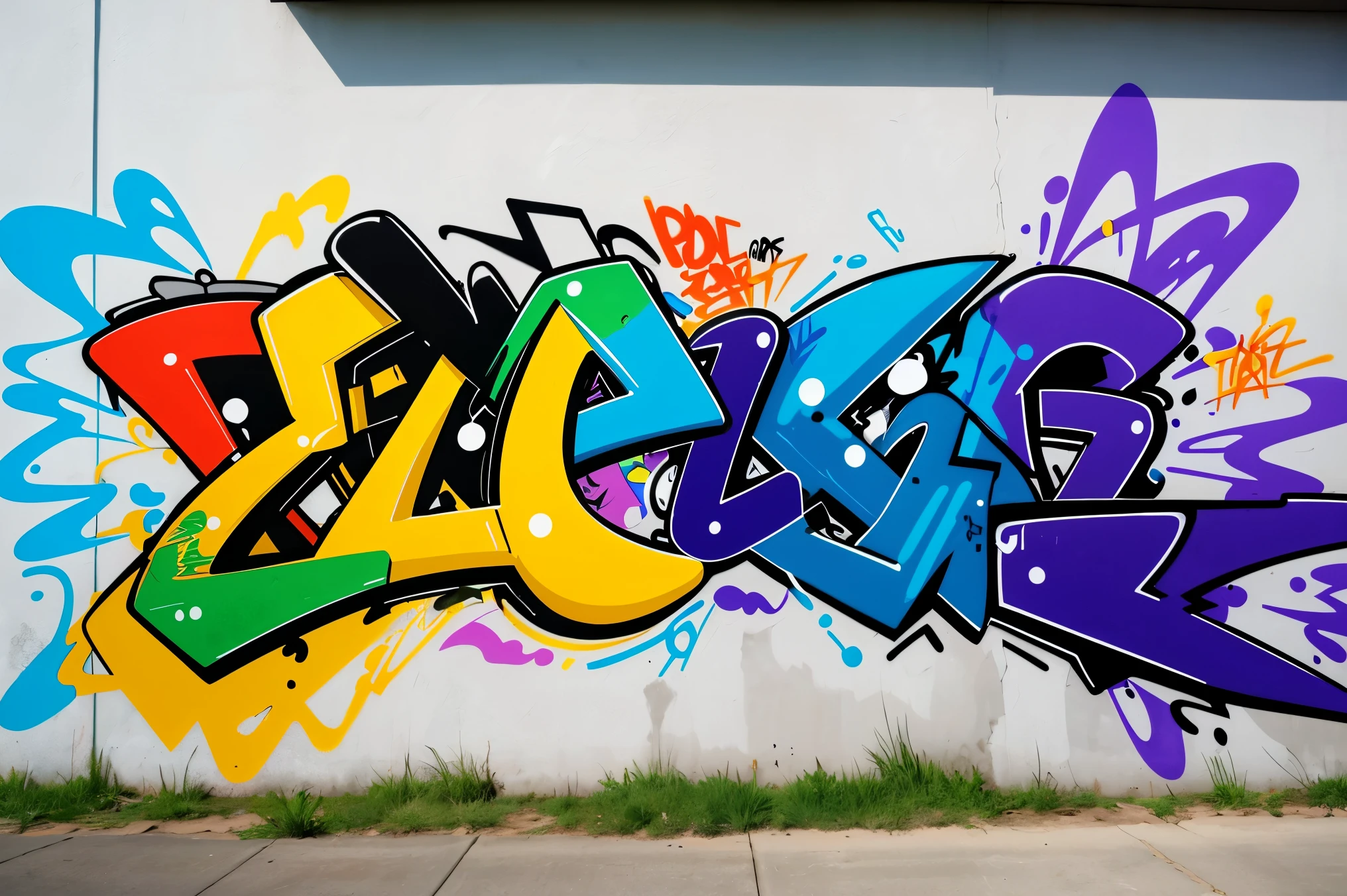 Write ""Portfolio"" in graffiti letters,Masterpiece, best quality, comic Graffiti, cartoon graffiti, anime graffiti,text, Bold colors,glow outpaint,neon inpaint,complex Canvas,brilliant Artwork,creative,perfectly exécuter,letters,street art,spray paint, Sharp outlines, Soft minimalist background, graffiti art,wildstyle graffiti,pop art,hip hop theme, third dimension fonts,curvy,Tricky,twisted,crosses,morphed letters,mural,Fresco,trompe l'oeil,32K