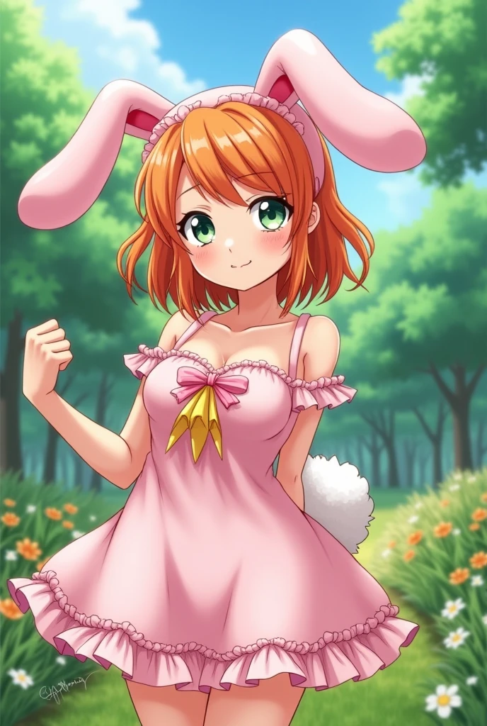 ((Masterpiece)), ((Best Quality)), (Very Detailed), ((Very Detailed)), 4K, (8K), very aesthetic, absurdres highres, 1 girl, (anthropomorphic Rabbit, furry, kemono:1.5), salt bae \(meme\)