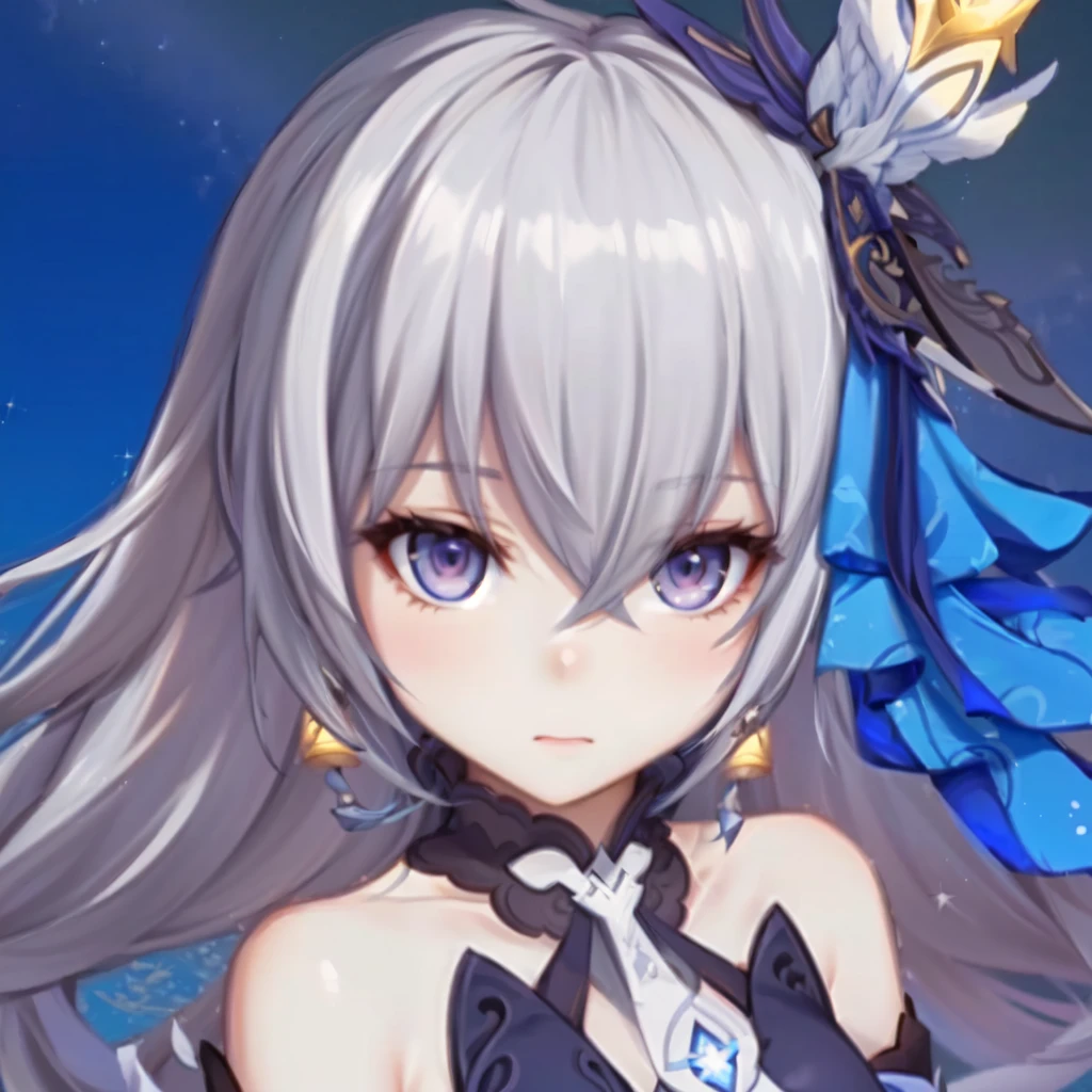 (best quality,4k,highres,masterpiece:1.2),ultra-detailed,realistic,portrait,lighting:studio lighting,photography,blue color tones,white hair,detailed face,pouty lips,beautiful detailed eyes,lush eyelashes,gorgeous girl,sexy pose,blue short dress,translucent clothing,curvy body,abundant cleavage,captivating,NSFW