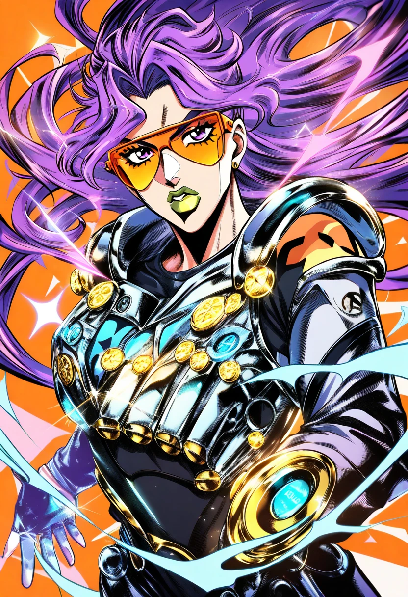 stand \(jojo\), 1girl,