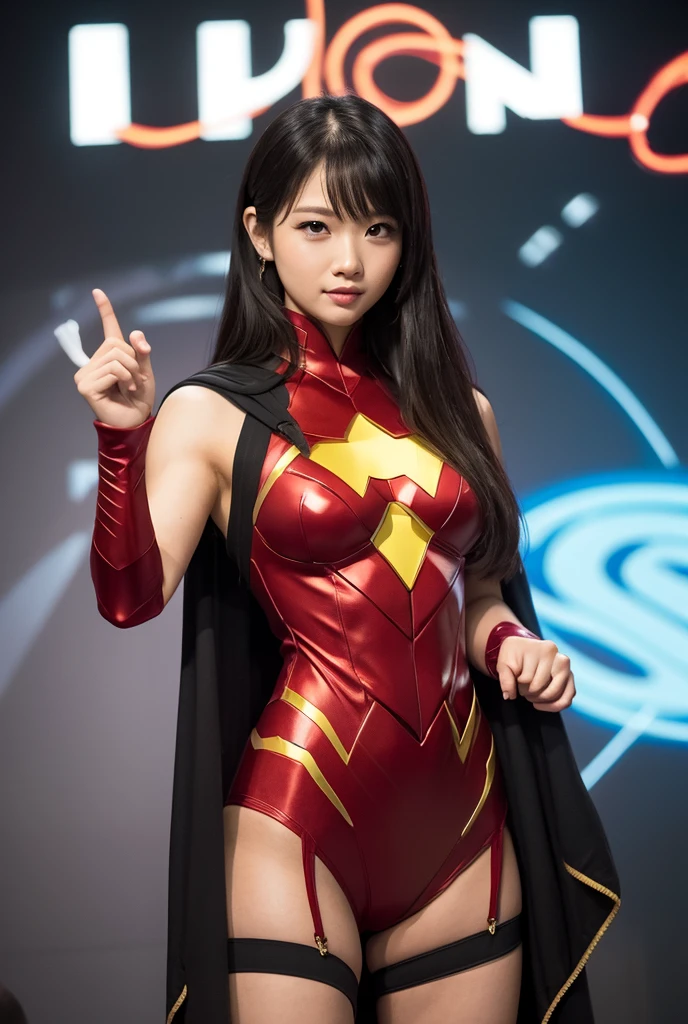 Flash Cosplay、Erotic、beautiful girl、Running through the city at super speed while wearing a flashing light
