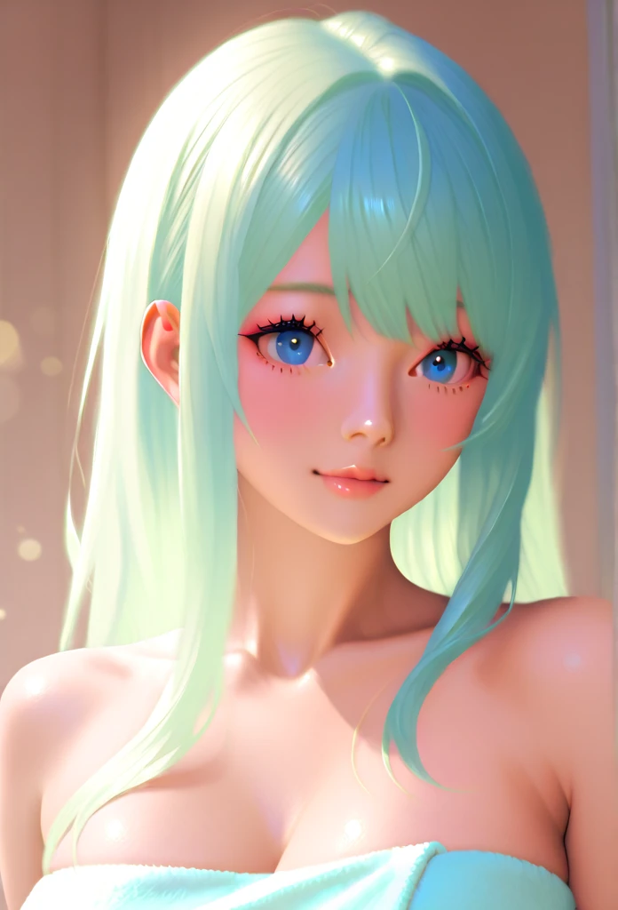 (fluorescent colors:1.4),(translucent:1.4),(retro filters:1.4), (fantasy:1.4), candy world Disney land ethereal soft fluffy soft landscape forest snowavatar Pastel pink sky green blue sparkle ethereal light pastel whimsical light rainbow stars diamonds sparkle gemstone background hyper realistic Ultra quality cinematic lighting immense detail Full hd painting Well lit,diagonal bangs,
collared dress,on side
masterpiece, best quality,realskin,(portrait:1.5), 1girl, blunt bangs, long hair, nude, naked,