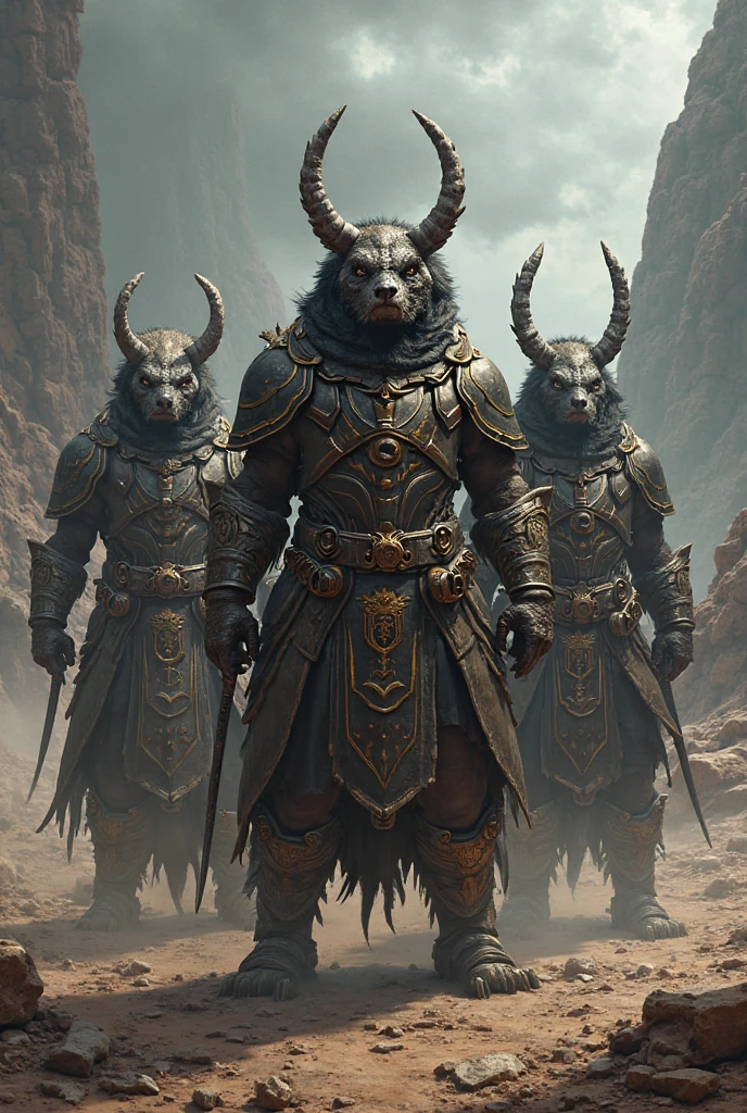 Human-like warrior animals
