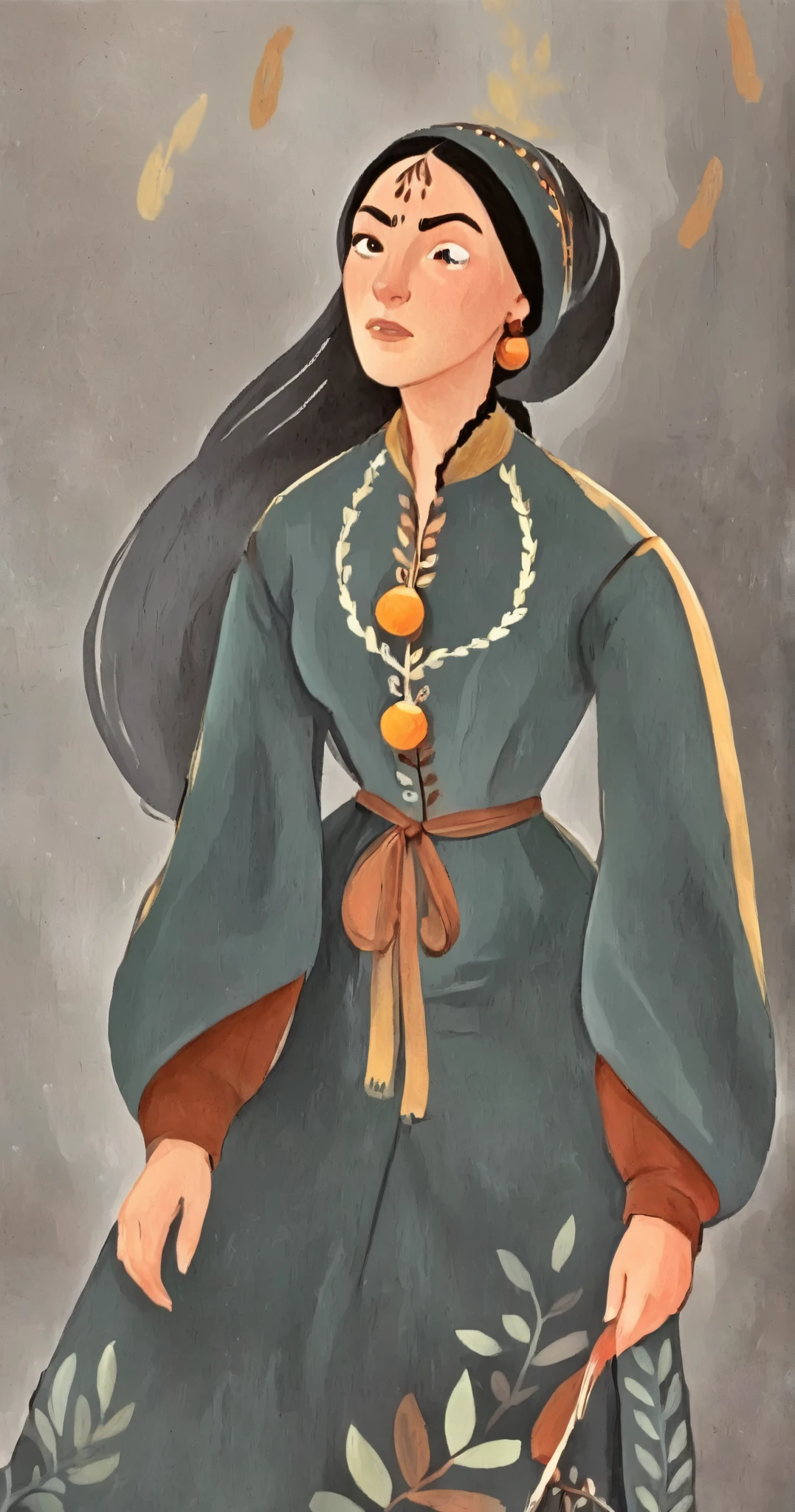 score_9, score_8, score_7, score_8_up, score_7_up, 1boy, solo, worried expression, looking down, handsome elf, masculine features, long black messy hair, hyper dynamic pose, wearing a black peasant medieval tunic, wide shoulders, tall lean body, portrait painting, flat shading, emotional scene, neon highlights, cartoon, in gougoupaintleaves style:1.5, cartoon, illustration, sketch, sketch lines, gouache painting, full body shot, focus on face, dynamic angle:1.5, illustrStyle, novuschroma57 style cartoon, novuschroma style, pastels on black