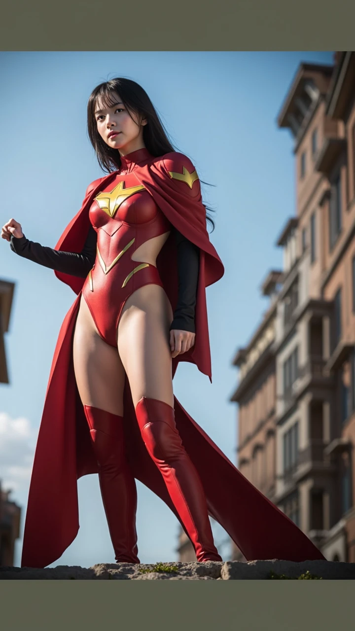 Melissa Benoist haciendo cosplay de Wonder Woman, 8k, mejor calidad, imagen real, detalles intrincados, ultra detallado, ultra altas, campo de profundidad, (fotorrealista, realista: 1.2), obra maestra, foto de 1girl, herida, super hero, mentiroso, espalda, realista, mono roto, (sucio, magullado, sangre: 1.3), ojos azules, cabello rubio, labios, cabello largo, solo, (revelando ropa rota, ropa rota: 1.3), fondo de ciudad en ruinas, mejor calidad, realista, fotorrealista, (detalles intrincados: 1.2), (detalle delicado), (电影光感), clear line, sharpen focus, cara realista, cara detallada y hermosa