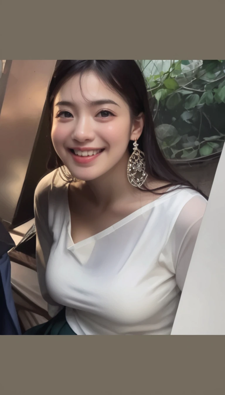 ((beautiful girl:1.3))((thin_fabric:1.4))((I'm working:1.3))((big breasts:1.2))((close:1.2))highest quality、pieces fly、ultra high resolution、(realistic:1.4)、Raw photo、(real skin texture:1.3)、(film grain:1.3)、panorama、character portrait、very wide shot、thin waist、sitting、(darkness、deep shadow、discreet key、cold light、)、flowing tears、dust、Tyndall effect、(Performance)、2 girls、(((two women)))、Beautifully detailed eyes and face、white jabot、brown eyes、((brown super long hair:1.2)) (smile:1.3))((恥ずかしがり屋のsmile:1.3))、(((gold necklace_Larger earrings:1.2))、((Abstract See-Through Long Sleeve:1.3))、(((naked)))、((全naked))、((sexy))、(((prostitute)))、(((inviting me)))、((please let me breathe))、(((between legs)))、(((legs open)))、(((between legsが強調されている)))