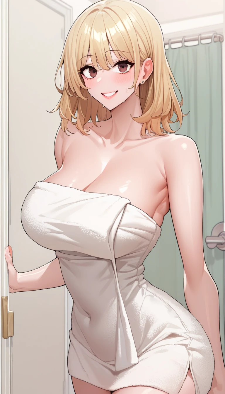 "Increased quality and detail、Create amazing works, A masterpiece of high-resolution CG that expresses ultra-realistic textures and intricate design..."
(Prompt1: "Increased quality and detail，Create stunning high-definition CG masterpieces，Ultra-realistic texture and sophisticated design。")、whole body, Troubled face, Laugh with your mouth closed、One mature woman, Blonde, Red lipstick, ((Big Breasts)), Pink magic dress with white frills, Magic wand, 