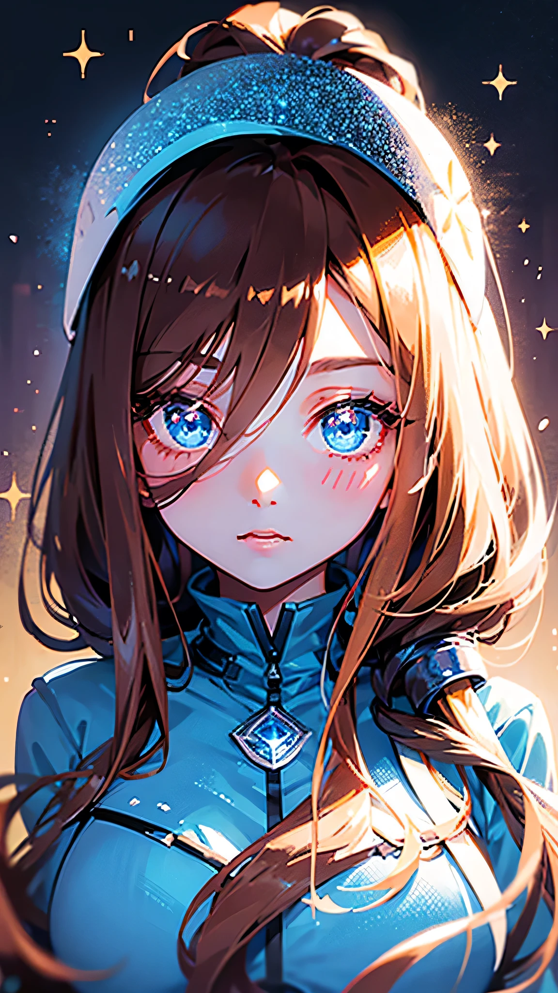 masterpiece , better quality , Detailed , Women , blows , dresses , Standing , hands up , axila , (from side) , beach, super long brown hair, smooth and silky, beautiful shiny blows, light blue eyes AND BIG , Very beautiful eyes, perfect, as if she had a Galaccia full of stars in her eyes, bright and highlighted, Shameful, blush