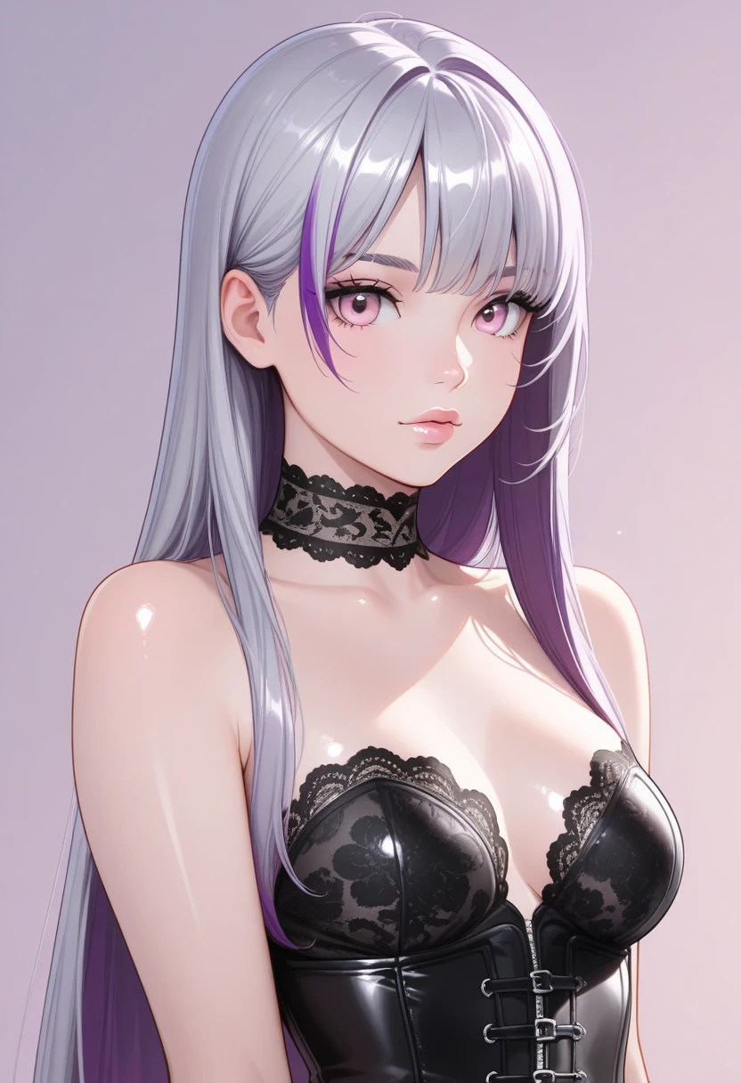 Laquadia, blue lips,big breasts,jewelry,Bukkake,gray hair、nipple、sexy face、high resolution、high quality
