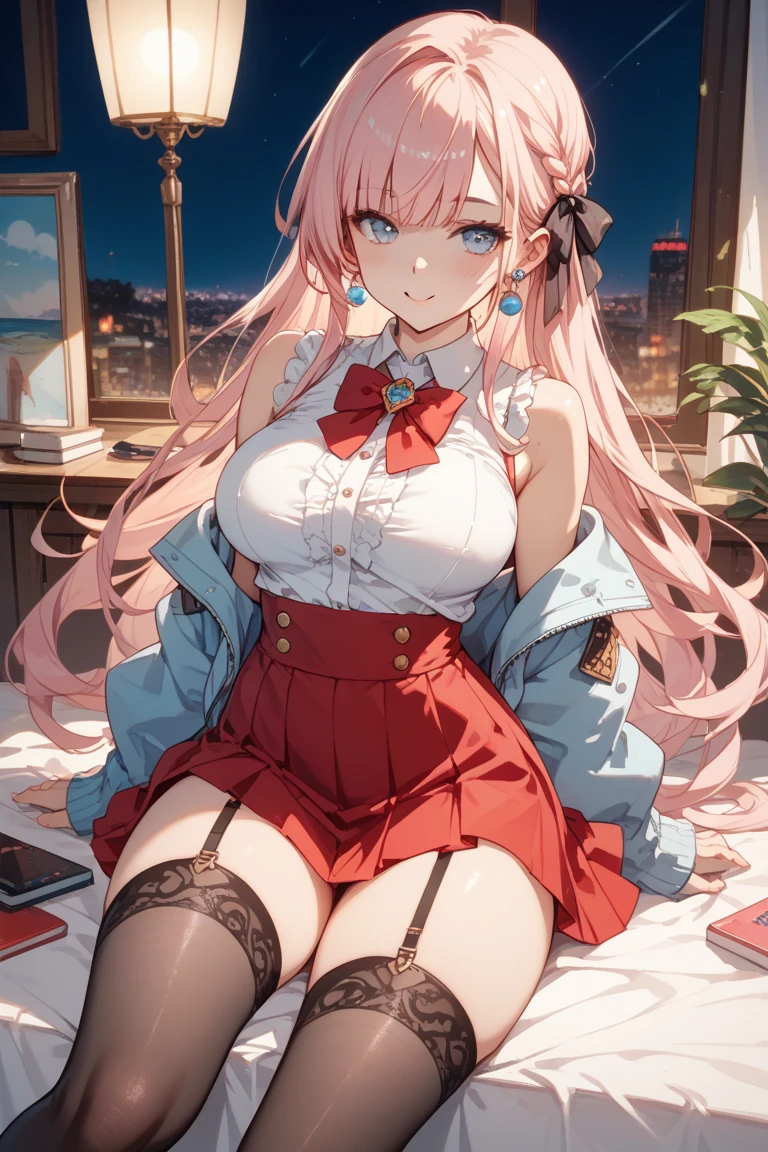 little devil, cute, pink hairs, blush, seductive and alluring