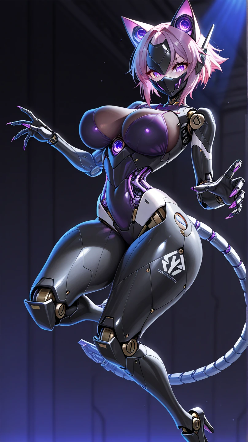 frieza gender bend, big breasts, deep cleavage, big round ass, round Buttocks, cameltoe, wide hips, leg spread apart, her hips swaying, skimpy armor, anime eyes dragon ball z, frieza eyes, purple nipples, laughing
