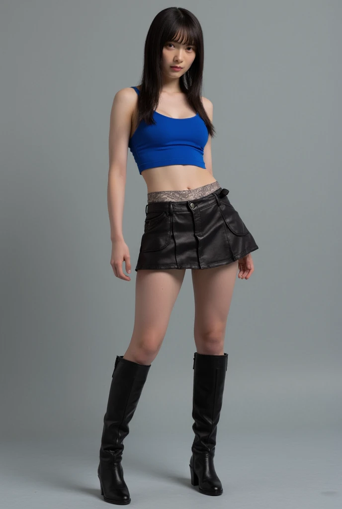 Tekken, Xiaoyu, (best qualityer, ultra detail), (realisitic:1.37), beautiful and detailed face, ultra-realisitic texture, Exquisite face, Delicate body, red lipgloss stick, shiny colors. High definition, 8k, expression a slight cute smile