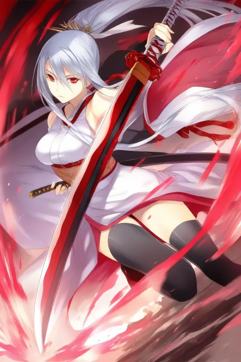 (an adult tensei shitara slime anime character) Rimuru Tempest, with prominent and piercing eyes of a (((scarlet red))), which exude an aura of cold determination and a sharp intelligence, (Hair is light blue heavenly), flowing and smooth, framing a face with delicate features and a neutral mouth, without a trace of a smile, cold smile, cold gaze, reflecting an unshakable personality and an indomitable spirit, The white hood that covers the character's head adds a touch of mystery and nobility, complementing its enigmatic and powerful presence, full-length character, in the forest, white skin