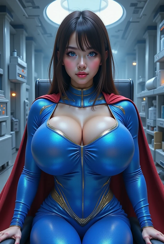 asian, MILF, superheroine, 45 anos de idade, is asian BBW women, wear supergirl sexy, Standing with feathers apart, virilha esposta, Genitalia clivagem, cintura exposta, expor pelos pubiano, supergirl sexy transparente, com decote sexy, veste roupa branca, cabelos pretos, His eyes are dark and personalidade sensual e sexy, is hurting, seios grandes e cheios, sweating:1.2), (Wet), sexy, (Tentador Adulto) (Seductive dynamic pose) (seios pendurados), (clivagem profunda). seios muito grandes e flacidos, Sagging Tits, sagging breast. She is a very sexy, super sexy. best quality, Realistic photo, photo corpo inteiro, a lot of sweating, muito suada,