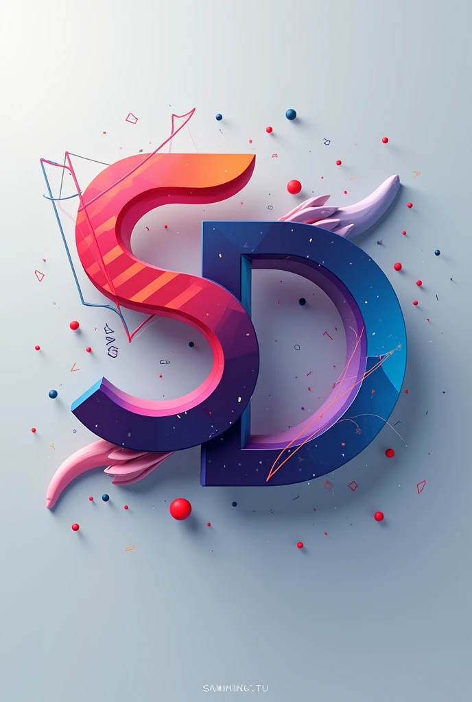 Colorful logos with C