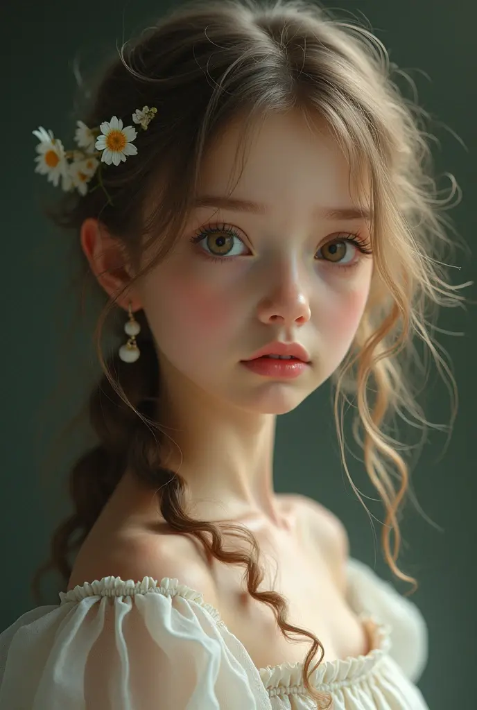 bonita nova no estilo vitoriano、Cabrito、Young Child 1. **moda**: Victorian fashion is characterized by sleek and elegant design。Ruffles and laces、Espartilhos、Tente incorporar elementos como vestidos longos。 2. **penteado em**: Women's hairstyles in the Victorian era are often complex and delicate。Upstyling e curling、It's also a good idea to add ribbons and floral ornaments to your hair.。 3. **Characteristics**: Facial features of girl with soft features、Embelezamento、Lindo 5. **Accessorized**: Accessories played an important role in the Victorian era。hats、colares、Luvas、Guarda-chuvas, etc.、Calling accessories with attention to detail、You can give personality to your character。 vestido bonito、Floral、
