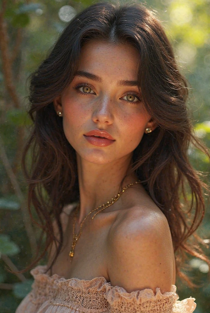 "obra de arte, alta qualidade, detalhado, high resolution, 4K, 8K, textura de pele realista, amazing shadows, perfect lighting, hiper-realista." Uma mulher (cabelo loiro, pele branca bronzeada, toned abdomen, olhos verdes, muscular, pernas bem torneadas)