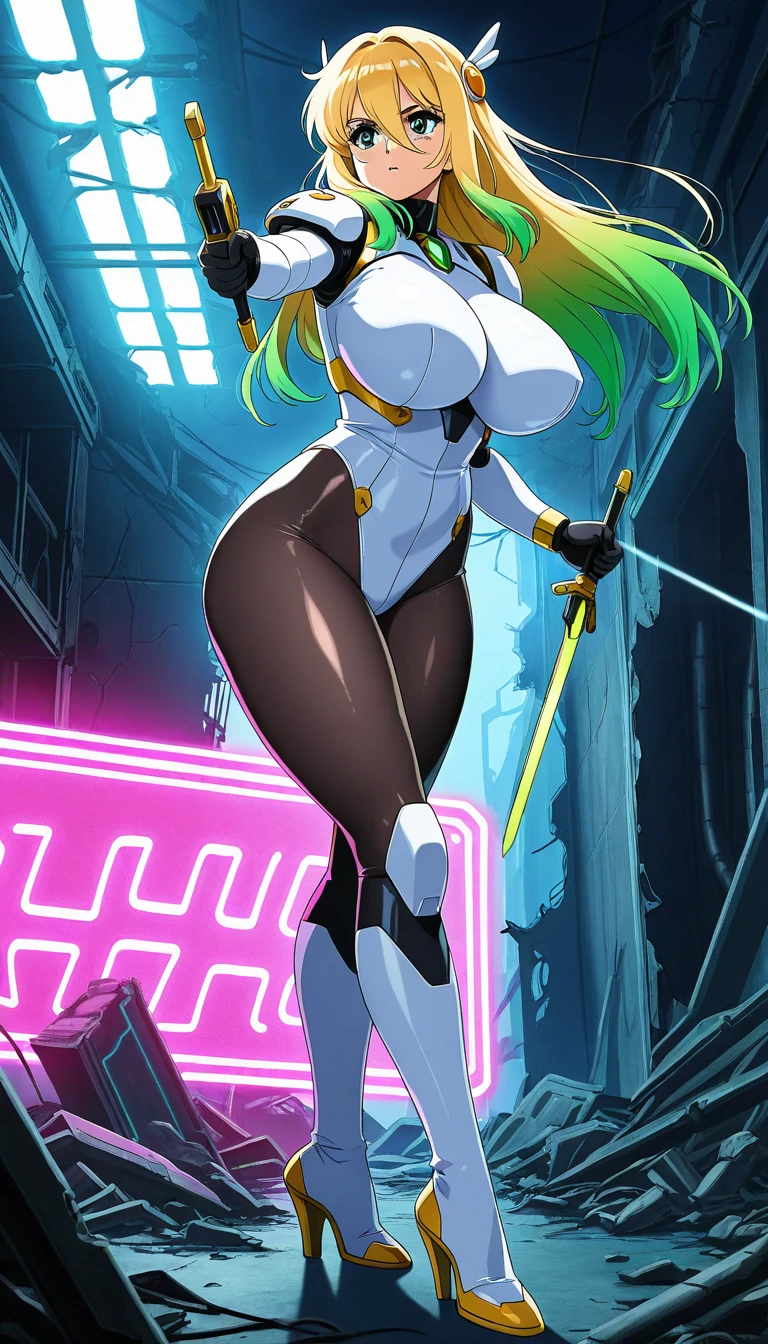 (masterpiece:1.3), (best quality:1.2), (ultra-detailed:1.0),1girl, full body,Backlighting, ,dark-skinned female,dark skin, animal ears,white hair,blue eyes,sunglasses,cat ears,eyewear on head,long hair,cleavage,gloves,tail,elbow gloves,smile, standing, kimono, judo, curvy, huge breast, standing, full body, boots, pantyhose, black body suit, superhero costume,superhero