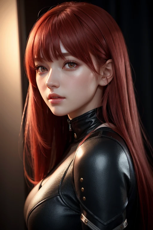 ((masterpiece)), (best quality), official art, extremely detailed CG, unity 8k wallpaper,photorealistic, (vivid color:1.3),
1girl, sahorismt, red hair, long hair, blunt bangs, large breasts,
bodysuit, race_queen, <lora:MyRaceQueentest42test2:0.5>,
<lora:zs_Sahori:1>