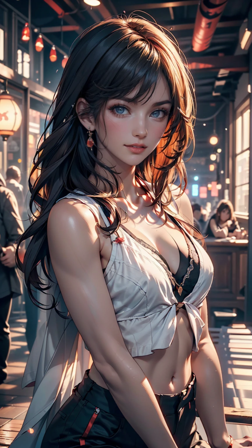 best quality, masterpiece, High resolution, a girl, Japanese wedding, necklace, jewelry, pretty face, big breasts, more than_Body, Tyndall effect, lifelike, dark studio, edge lighting, two-tone lighting, (HD skin: 1.2), 8K Ultra HD, SLR camera, soft light, high quality, Volumetric lighting, frank, photography, High resolution, 4K, 8K, Bokeh,