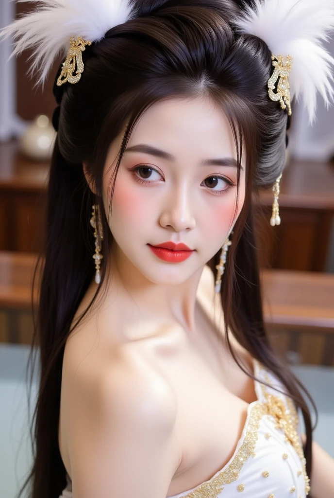 (masterpiece:1.3), (8k, Photorealistic, Raw photo, Best image quality: 1.4), Japanese 、Take a full-body photo,gypsy,fortune teller,Black costume,Wearing a hood,crystal,Natural color lip,(Random Hairstyles:1.2)、Cleavage:1.2、Super detailed face、Attention to detail、double eyelid、Put your chest together、Sharp focus:1.2、Beautiful woman:1.4、Black Hair、highest quality、masterpiece、超A high resolution、(Photorealistic:1.4)、Highly detailed and professionally lit smile、