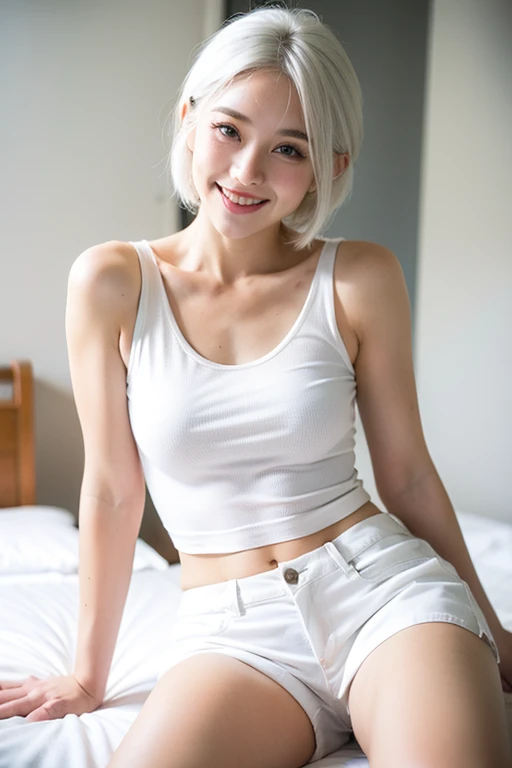 1girl, idol, close-up,photo, film, depth of field, model, looking at viewer,realistic,(((NSFW))),realistic,1 girl,cute,(((long sleeves))),(((flat chest))),(((small breasts))),long T shirt,(((super low rise pants))),(((visible lower abdomens))),(((no panties))),(((exposed lower abdomens))),(barely visible pussy:1.6),(((exposed all lower abdomens))),(((visible groin))),(((sagging))),cute face,short hair,blonde hair,smile,cute face,