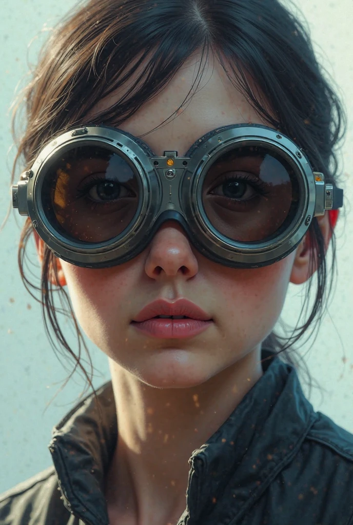 A beautiful girl with red eyes, wearing a hair accessory and headband, with slightly parted lips, highly detailed and realistic anatomy, masterpiece, (best quality,4k,8k,highres,masterpiece:1.2),ultra-detailed,(realistic,photorealistic,photo-realistic:1.37),extremely detailed eyes and face,longeyelashes,beautiful detailed eyes,beautiful detailed lips,detailed hair ornament,detailed headband,sensual expression