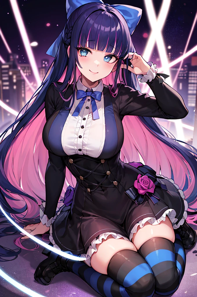 prety woman, sparkly eyes, False lashes, Pink lips, A smile, large full breasts, a miniskirt, Leopard print costume, Thumb and four fingers, Anatomically correct fingers, Leopard ears, Leopard tail, detail portrayal,