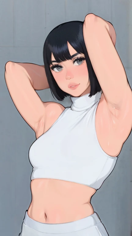 Anime, Anime style, nffsw, retinas, masutepiece, ccurate, Anatomically correct, Textured skin, Super Detail, high details, High quality, awardwinning, Best Quality, hight resolution, Pants are visible 、Realistic texture、White underwear、kawaii pose、Cute smile、sexy  pose