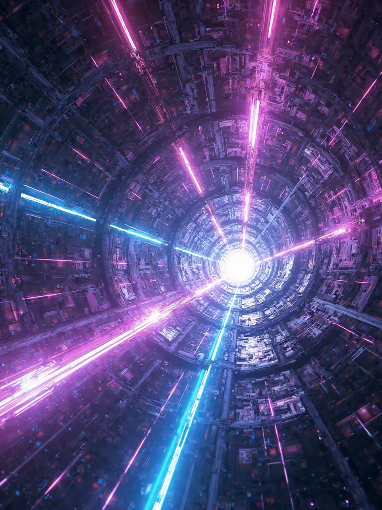 detailed 3D abstract background, intricate fractal patterns, dynamic geometry, vibrant colors, colorful lighting, futuristic, cinematic, high contrast, dramatic shadows and highlights, seamless looping, procedural textures, volumetric fog, depth of field, ultra-detailed, 8k, photorealistic
