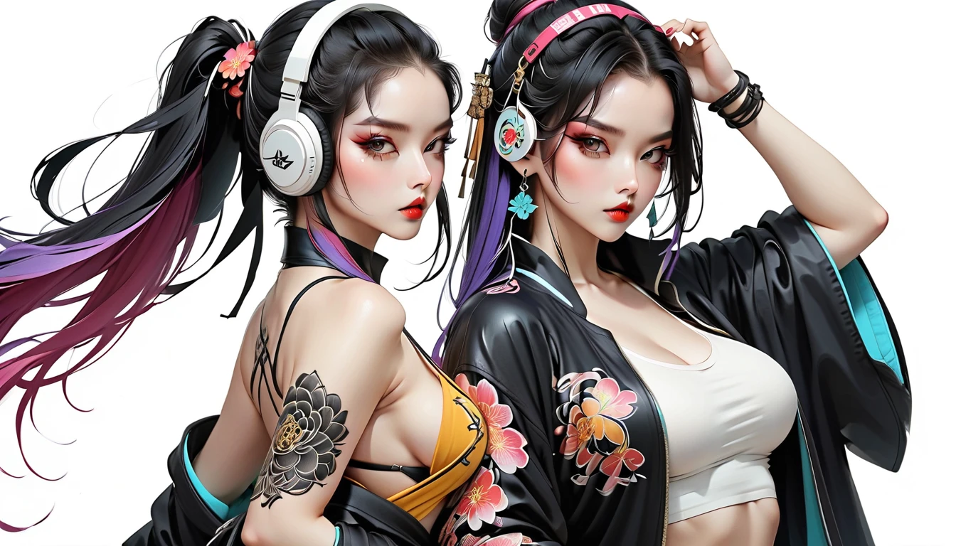 Carpas Yin yang para tattoo