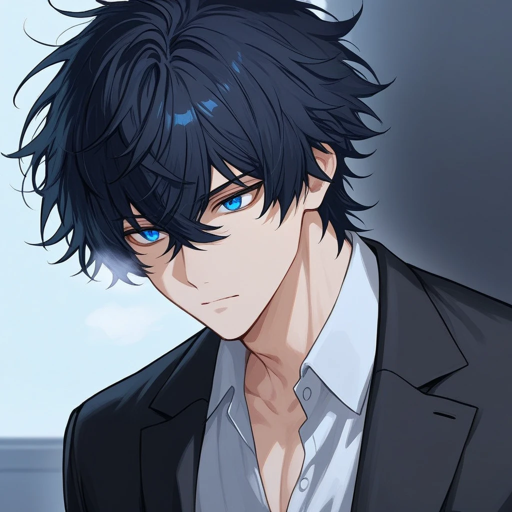 (full body), (masterpiece:1.4), (8k, best quality: 1.4), (1 guy), handsome face, cool hairstyle, black hair, beautiful detailed eyes, nice skin, attractive, school outfit, fantasy, powers