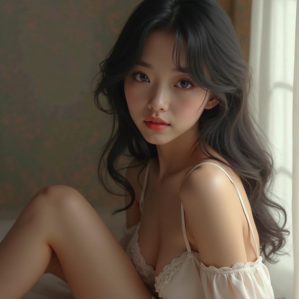 Japanese Women sexy girl two legs up